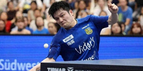 樊振东德甲杀疯了胳膊大腿都是顶配这力量太恐怖，赛场上是绝对的统治者令人叹为观止